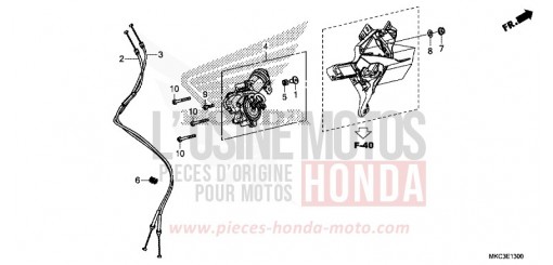 ACTUATOR ASSY., REVERSE SHIFT GL1800J de 2018